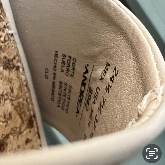 Andrea Wedge Summer Women Sandals Size 7.5 - Picture 3 of 6